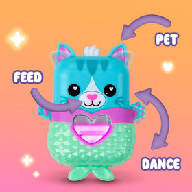 Nano-MALS Pawtricia blue kitty arms dancing—encourage movement and rhythm.