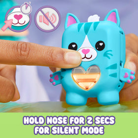 Nano-MALS Pawtricia blue kitty mermaid outfit—sensory snap-on outfit for added style.
