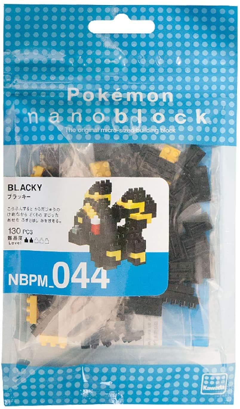 Nanoblock Umbreon illustrated instructions for easy building