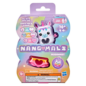 Nano-MALS Meadowmist unicorn responds when you press her ears for petting