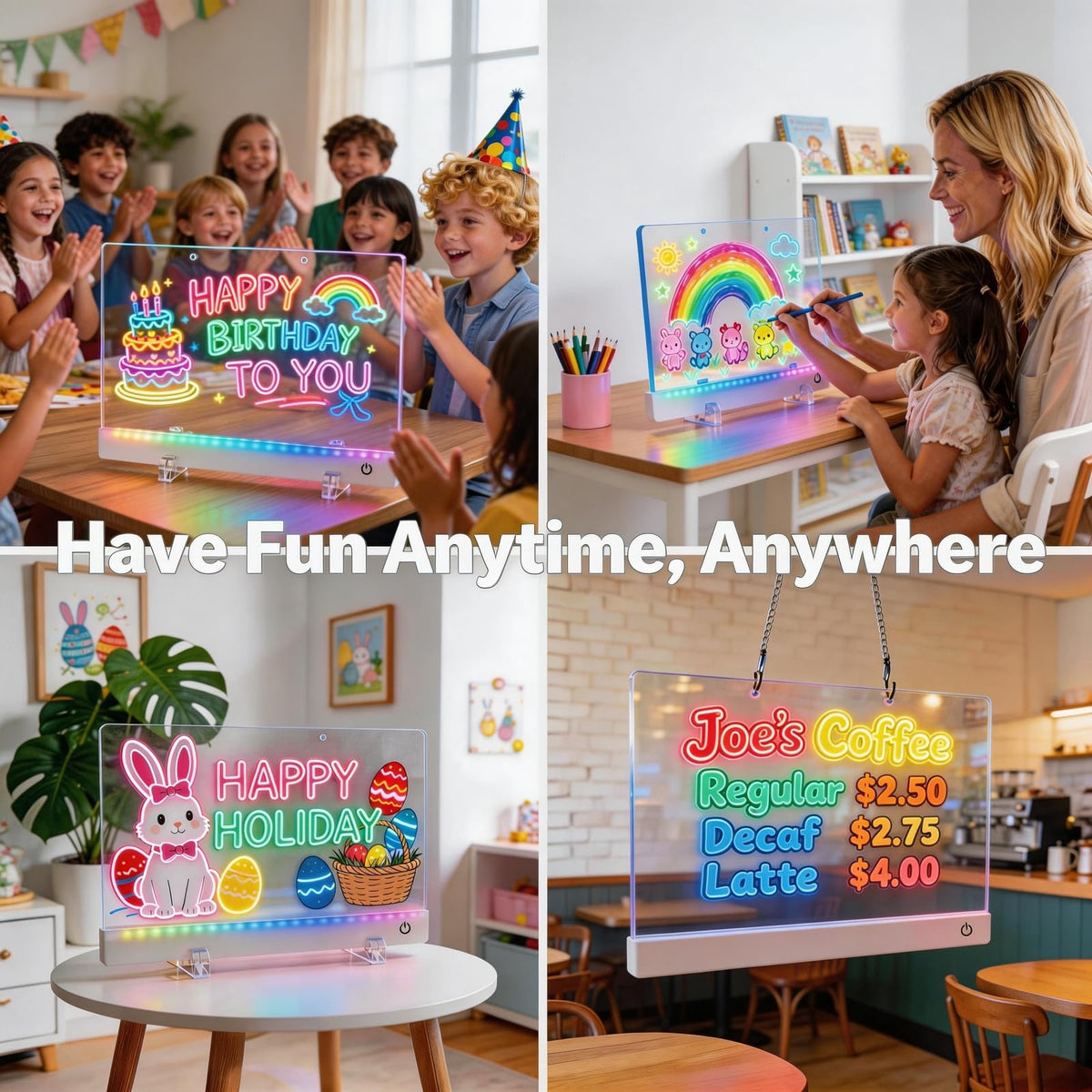 NanoMin marker set and stand complete a ready-to-use kids drawing kit.