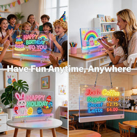NanoMin marker set and stand complete a ready-to-use kids drawing kit.