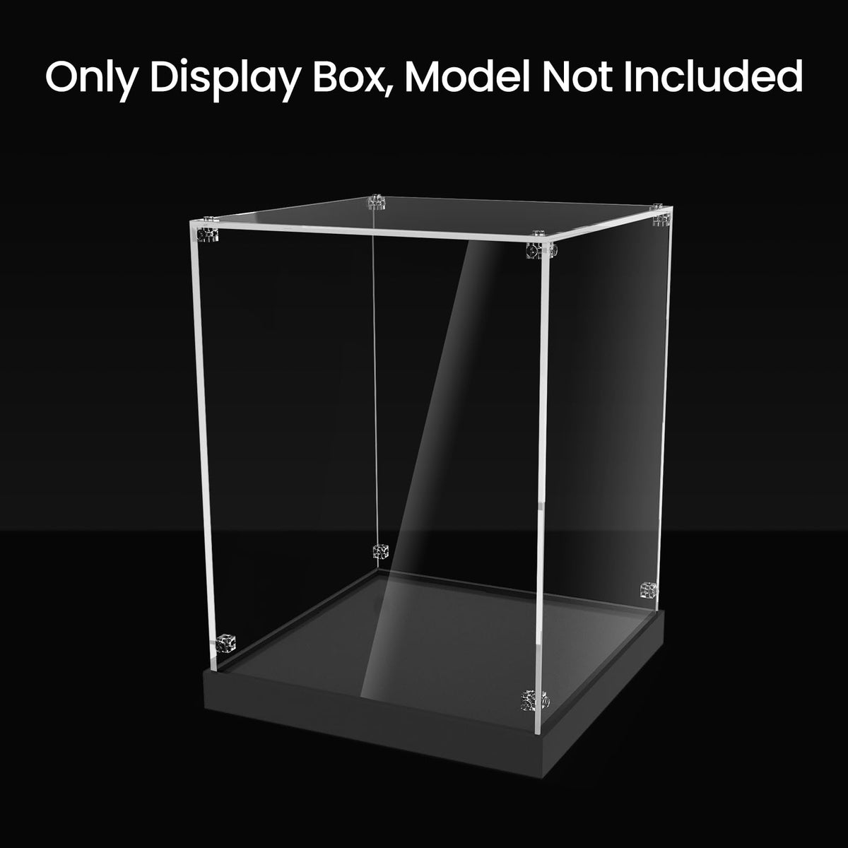 NAOCARD acrylic case keeps LEGO helmets clear and dust-free during display