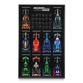 NAOCARD display wallboard with aluminum frame for wall-mounted showcase.