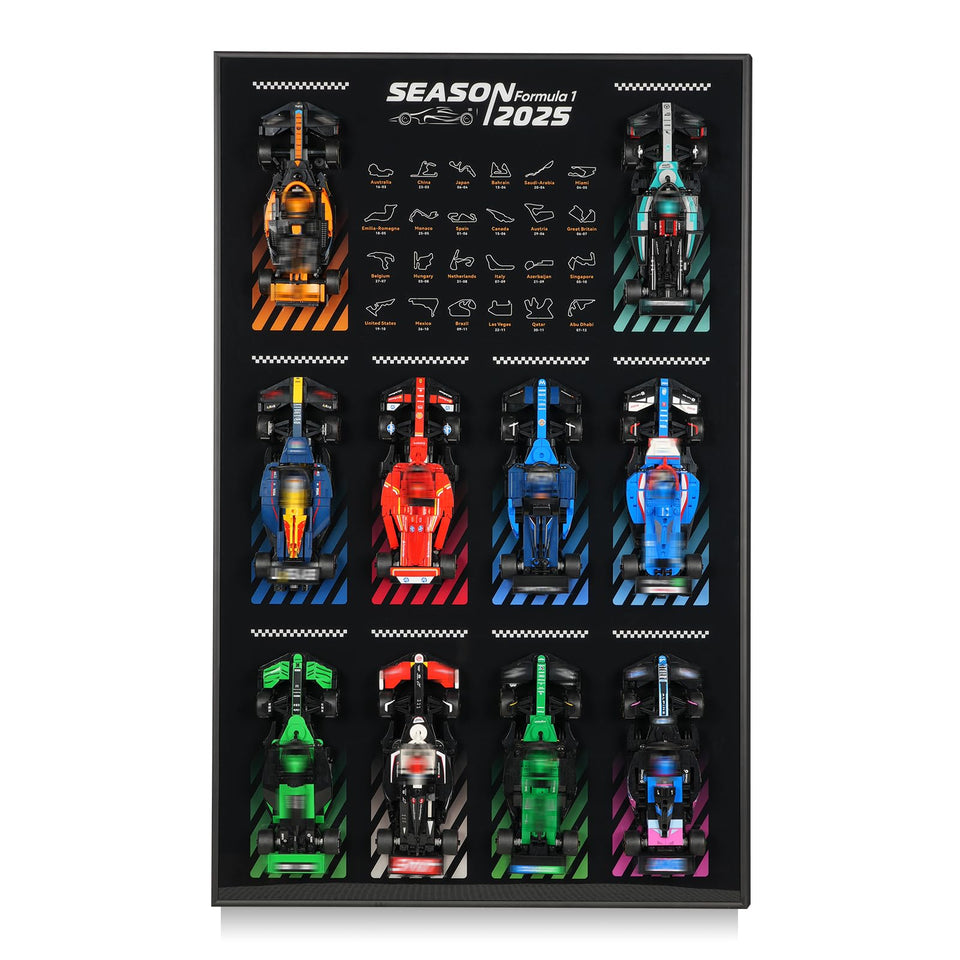 NAOCARD display wallboard with aluminum frame for wall-mounted showcase.