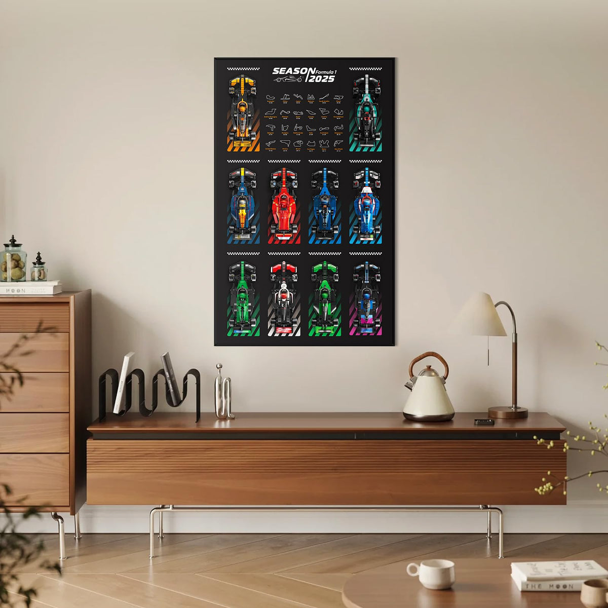 NAOCARD premium-looking wallboard elevates your Lego display quality.