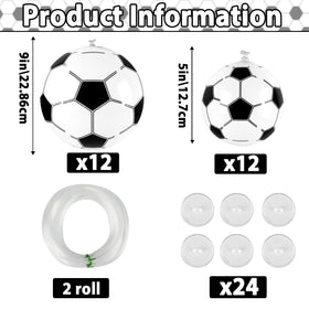 Naozinebi 5-inch mini soccer balls ready for quick beach toss and pool play.