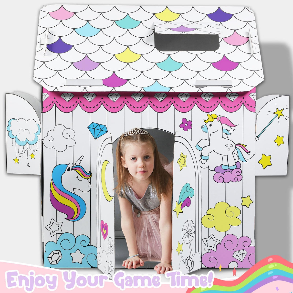 Naozinebi giant 32x26x41 inches play space dimensions