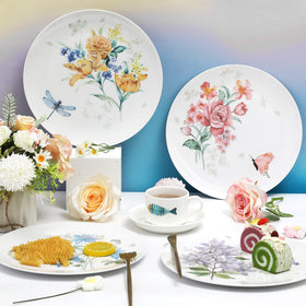Naozinebi dishwasher-safe melamine plates simplify cleanup after meals