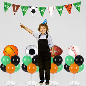 Naozinebi green matte 12in balloon pairs with foil accents