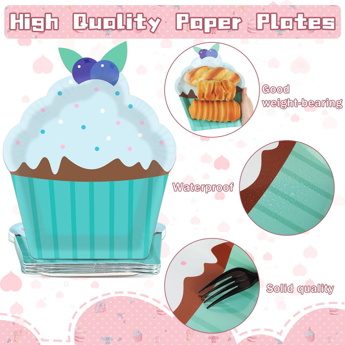 Naozinebi paper-plate-material durable and heat-resistant for reliable serving