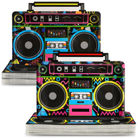 Naozinebi radio boombox plates design for parties, durable and vibrant.