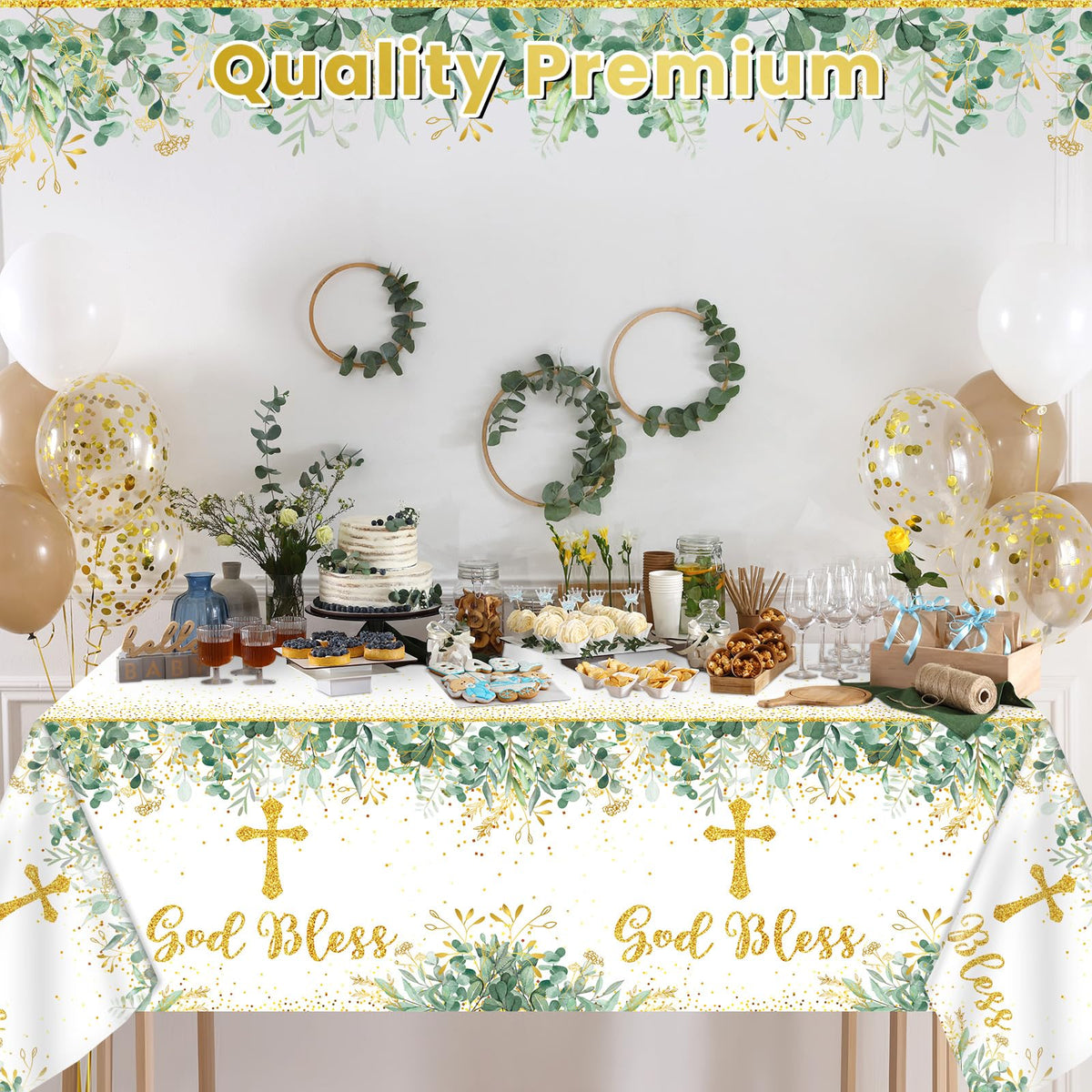 Naozinebi versatile use tablecloth for indoor and outdoor events