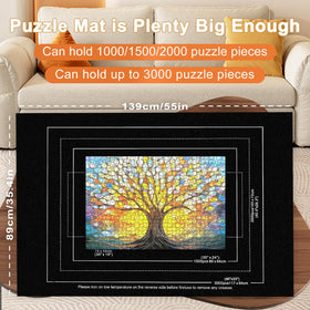 Napzy non-slip design keeps puzzle pieces in place.