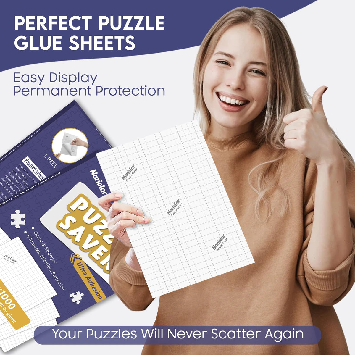 Nariolar Puzzle Saver displayed puzzle ready for showing