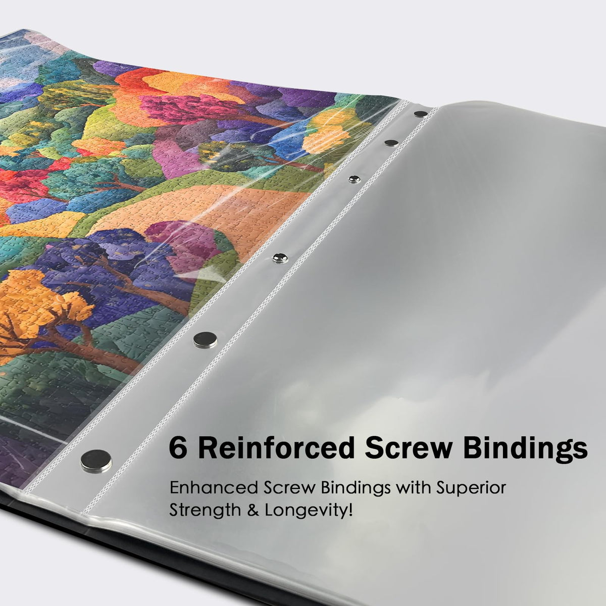 Nariolar durable cover protects puzzles and withstands daily handling