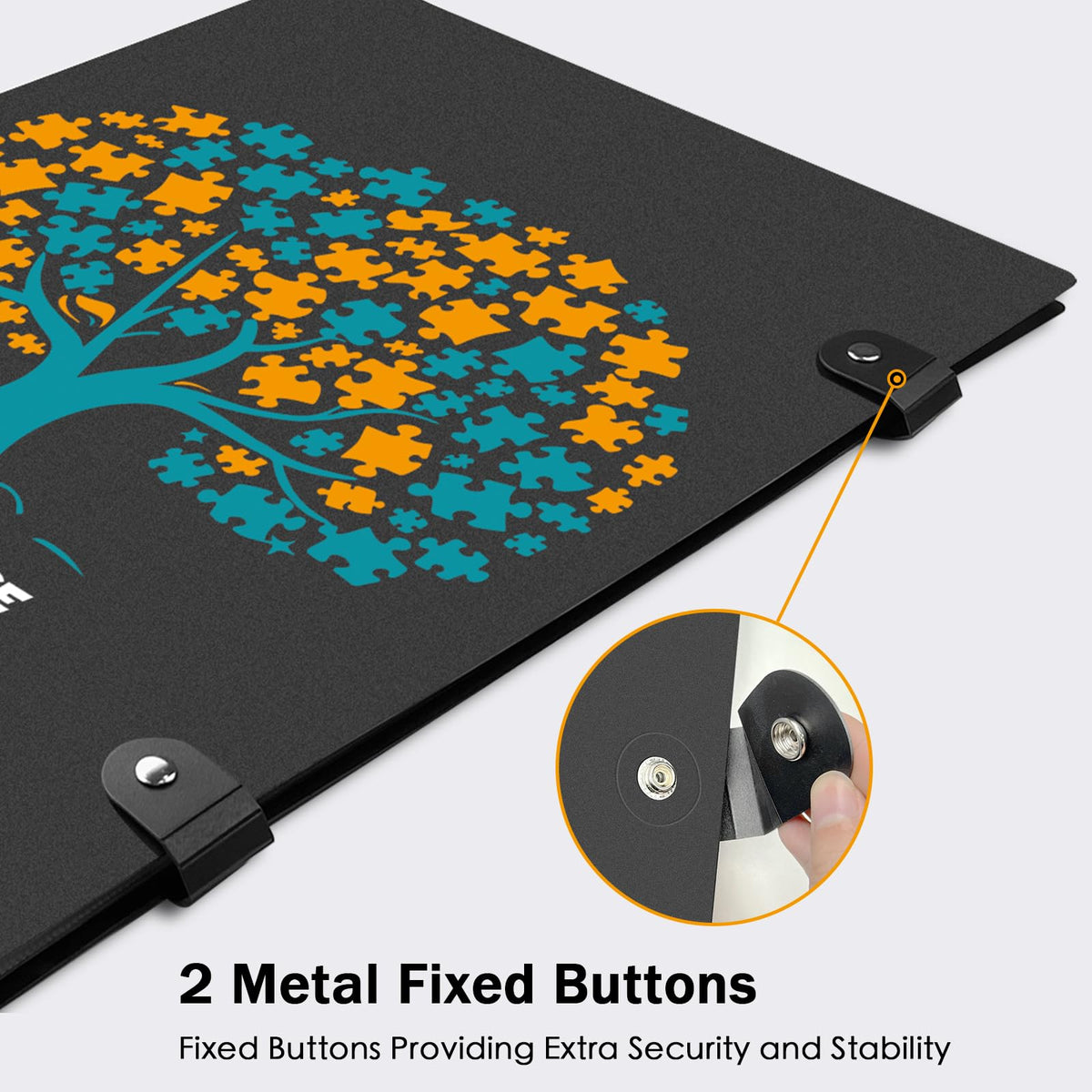Nariolar portable design makes it easy to transport and display puzzles at home