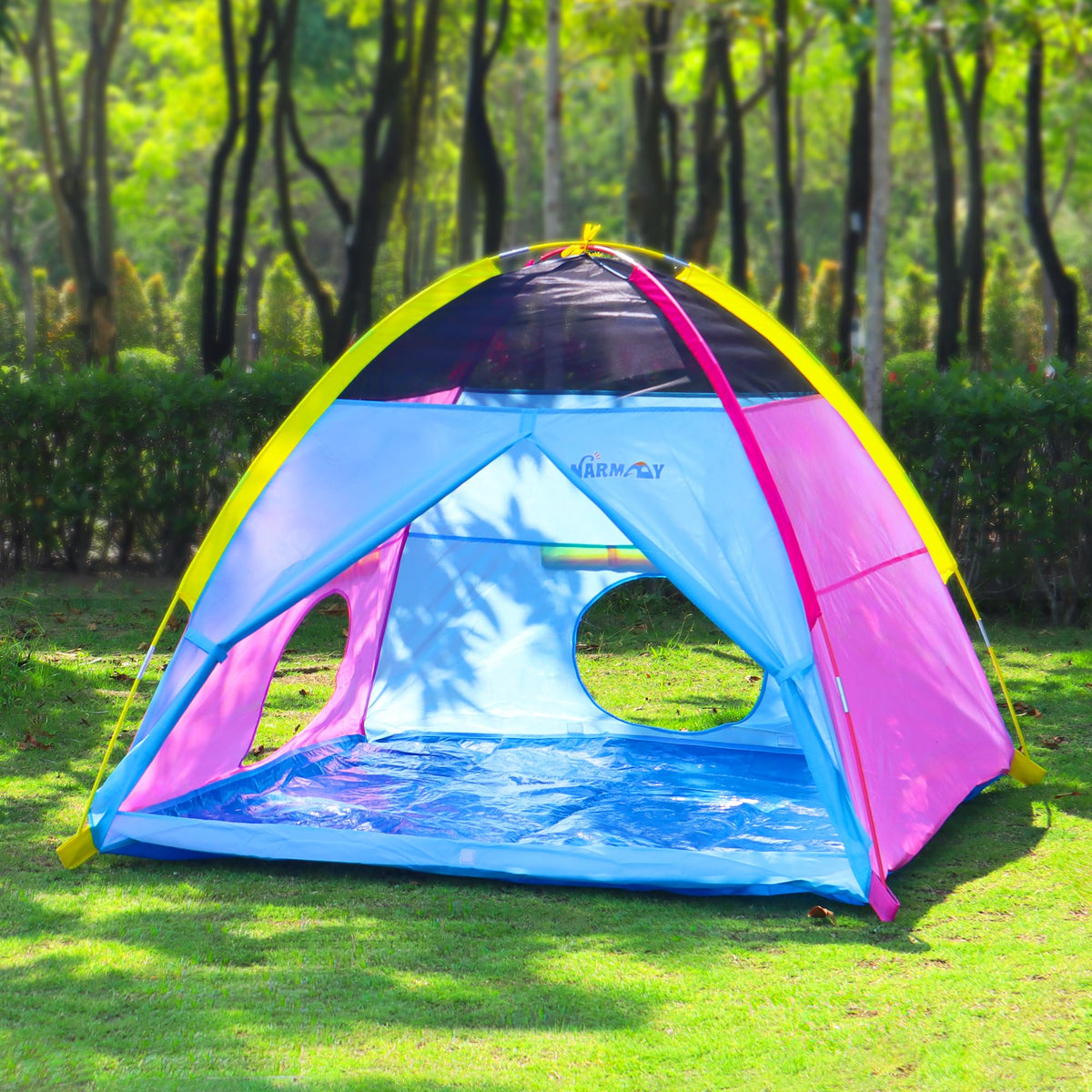 NARMAY Play Tent Easy Joy Dome interior space accommodates toys and kid-sized furniture
