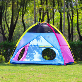 NARMAY Play Tent Easy Joy Dome side view showing spacious interior for multiple children
