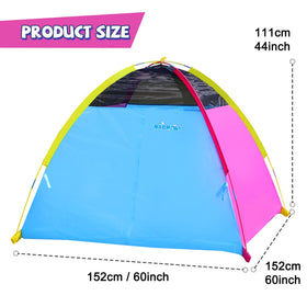 NARMAY Play Tent Easy Joy Dome waterproof floor keeps play dry indoors or outdoors