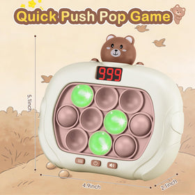 Narotood Quick Push Pop Game BPA-free silicone and durable build.
