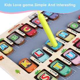 NASHRIO wooden board with safe rounded corners for gentle play.