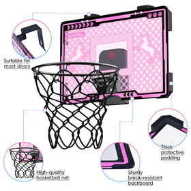 nasominako sturdy steel rim and durable net withstands active shots and rough play.