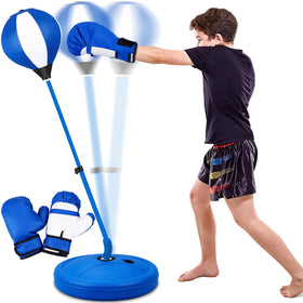 NATGGZ punching bag base shows stable freestanding design for kids boxing
