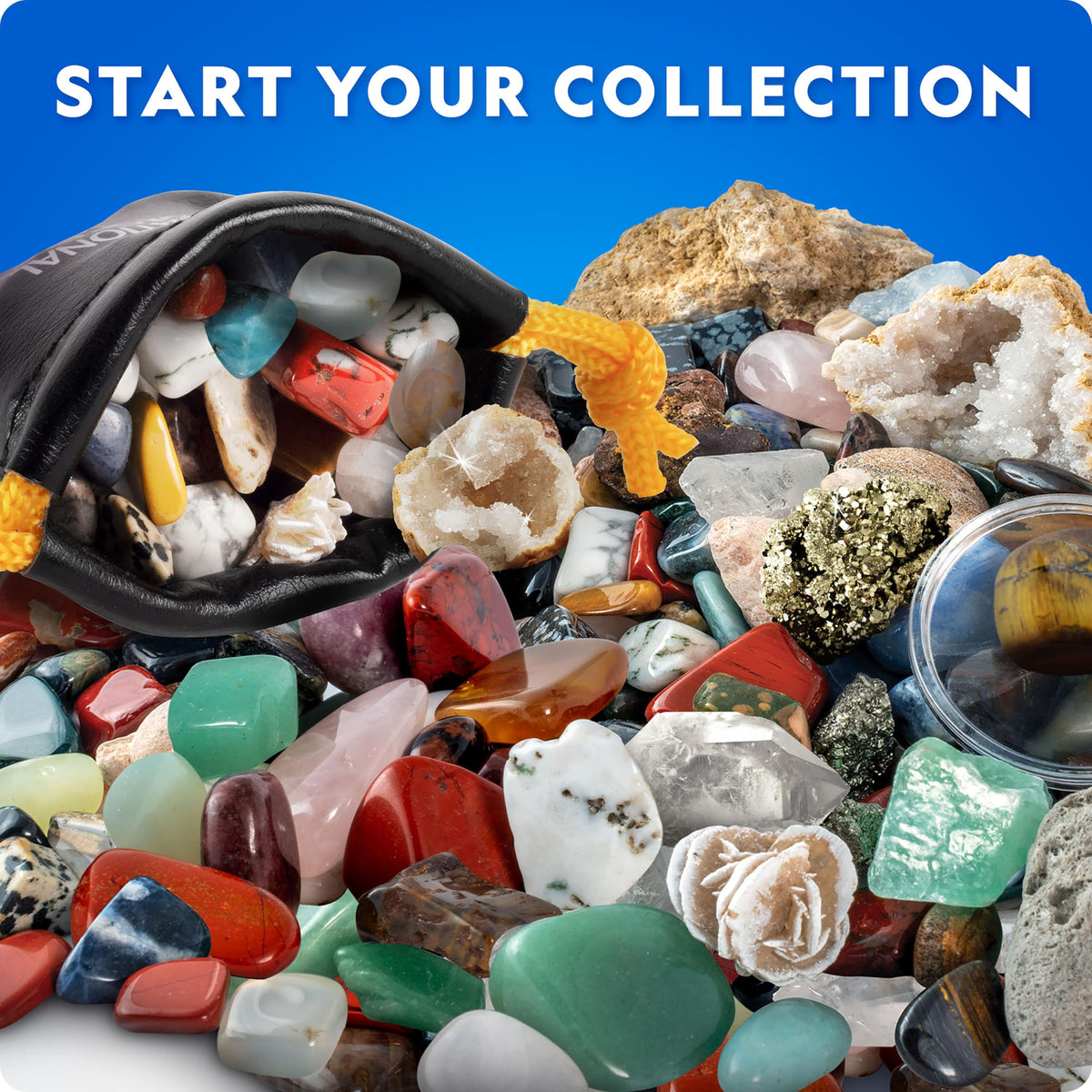 National Geographic geodes interiors reveal crystals for hands-on discovery.