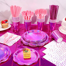 NatNarr iridescent napkins 6.5 inch coordinated party essentials.