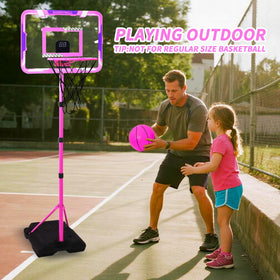 Nattork included air pump speeds up ball setup and reuse
