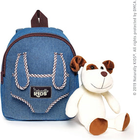 Naturally KIDS dog backpack invites toddlers to carry toys on the go.