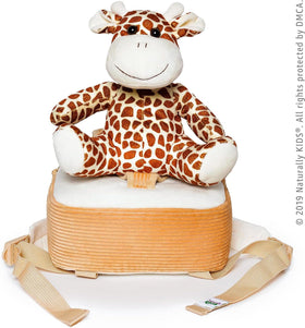 Naturally KIDS Giraffe Backpack gift-ready packaging for holidays and birthdays