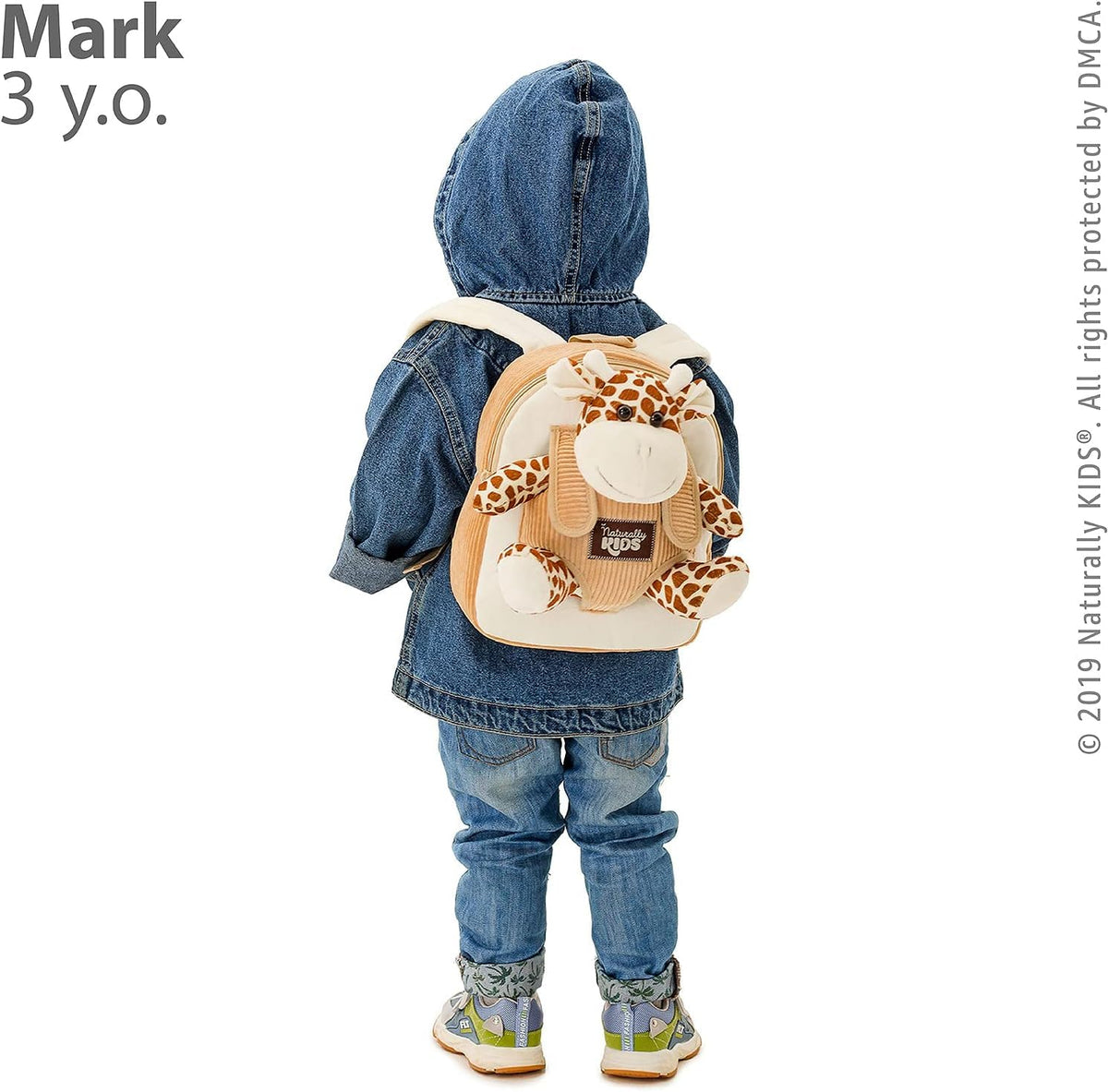 Naturally KIDS Giraffe Backpack travel-ready for outings and trips