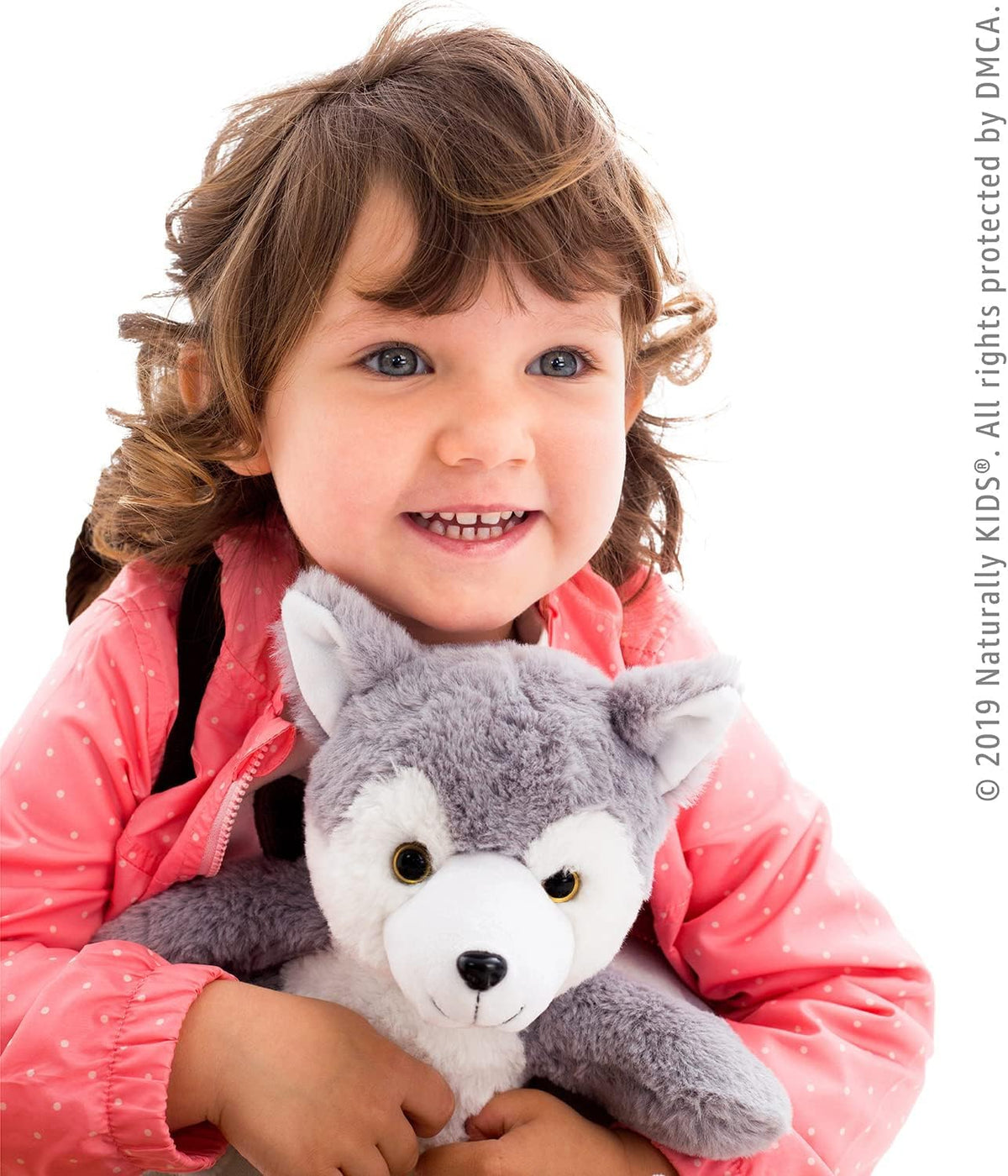 Naturally KIDS Wolf Backpack makes a thoughtful gift for 2-5 year olds.