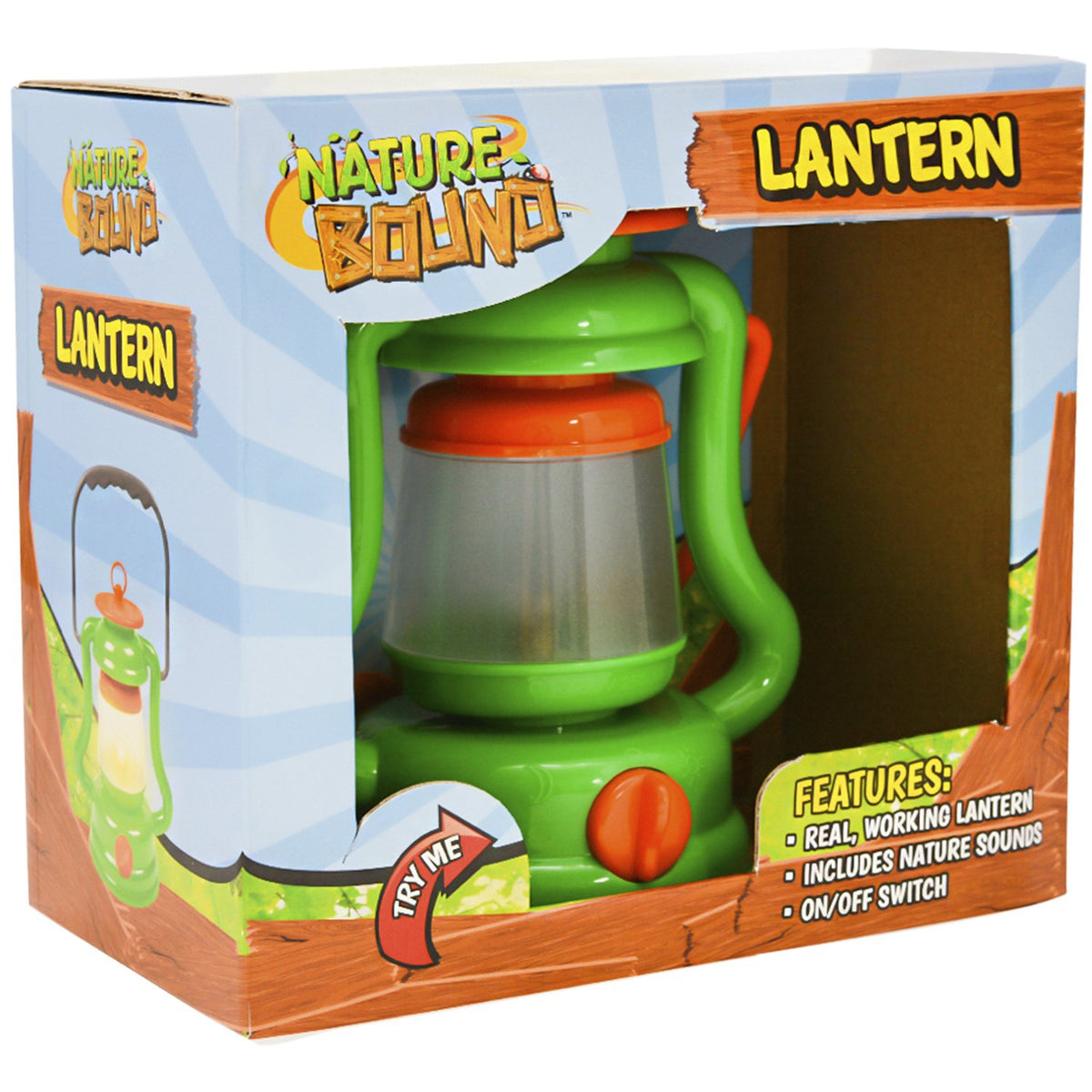 Nature Bound lantern arrives with two AA batteries included for immediate use