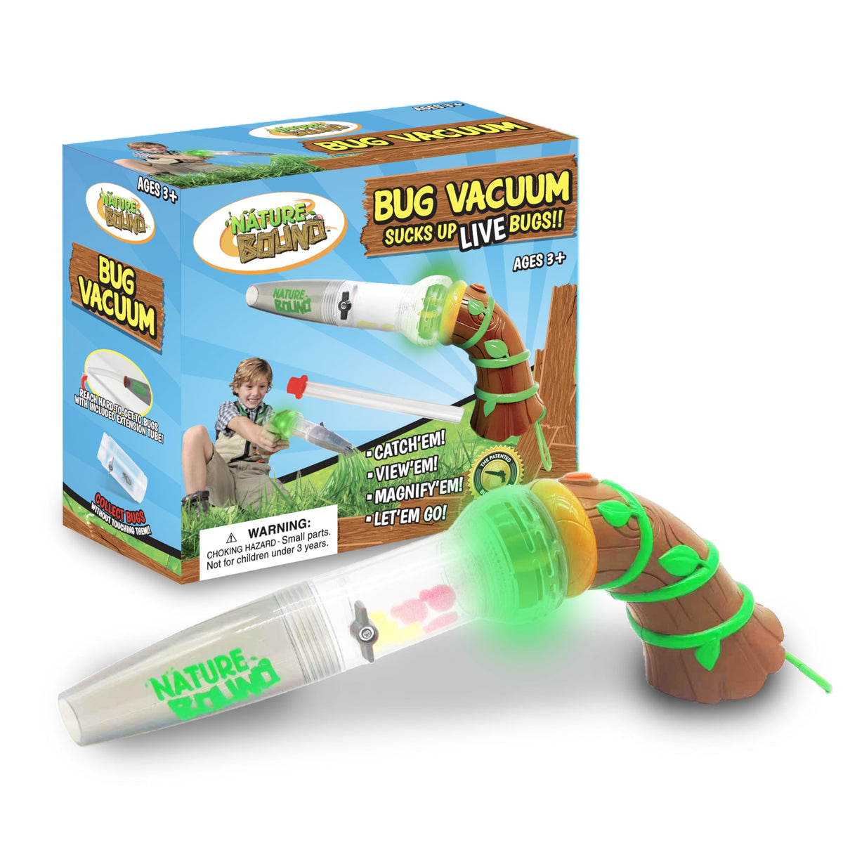 Nature Bound bug catcher kit front view for imaginative science play.
