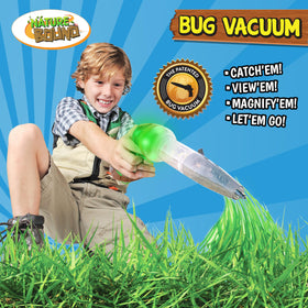 Nature Bound suction head captures small specimens gently for quick release.