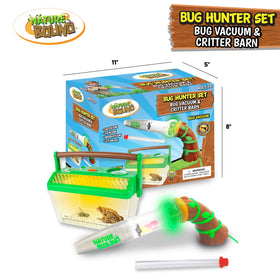 Nature Bound Bug Catcher Toy LED light illuminates specimens for easy viewing.
