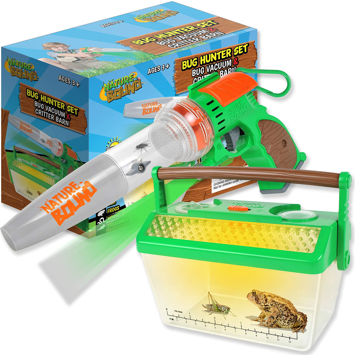 Nature Bound bug catcher vacuum in action for safe, mess-free outdoor exploration