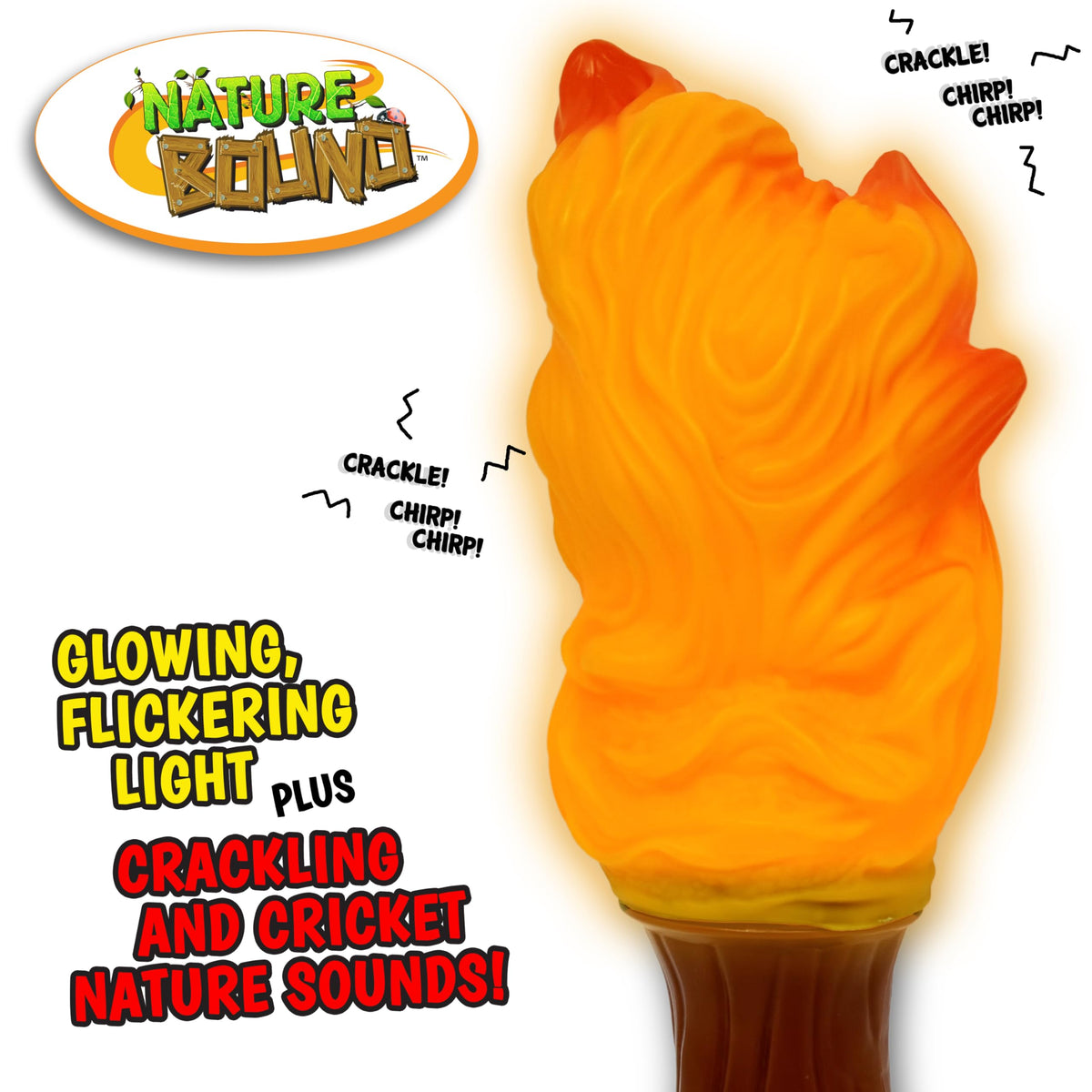 Nature Bound Explorer Torch indoors-outdoors showcases portable 12-inch light.