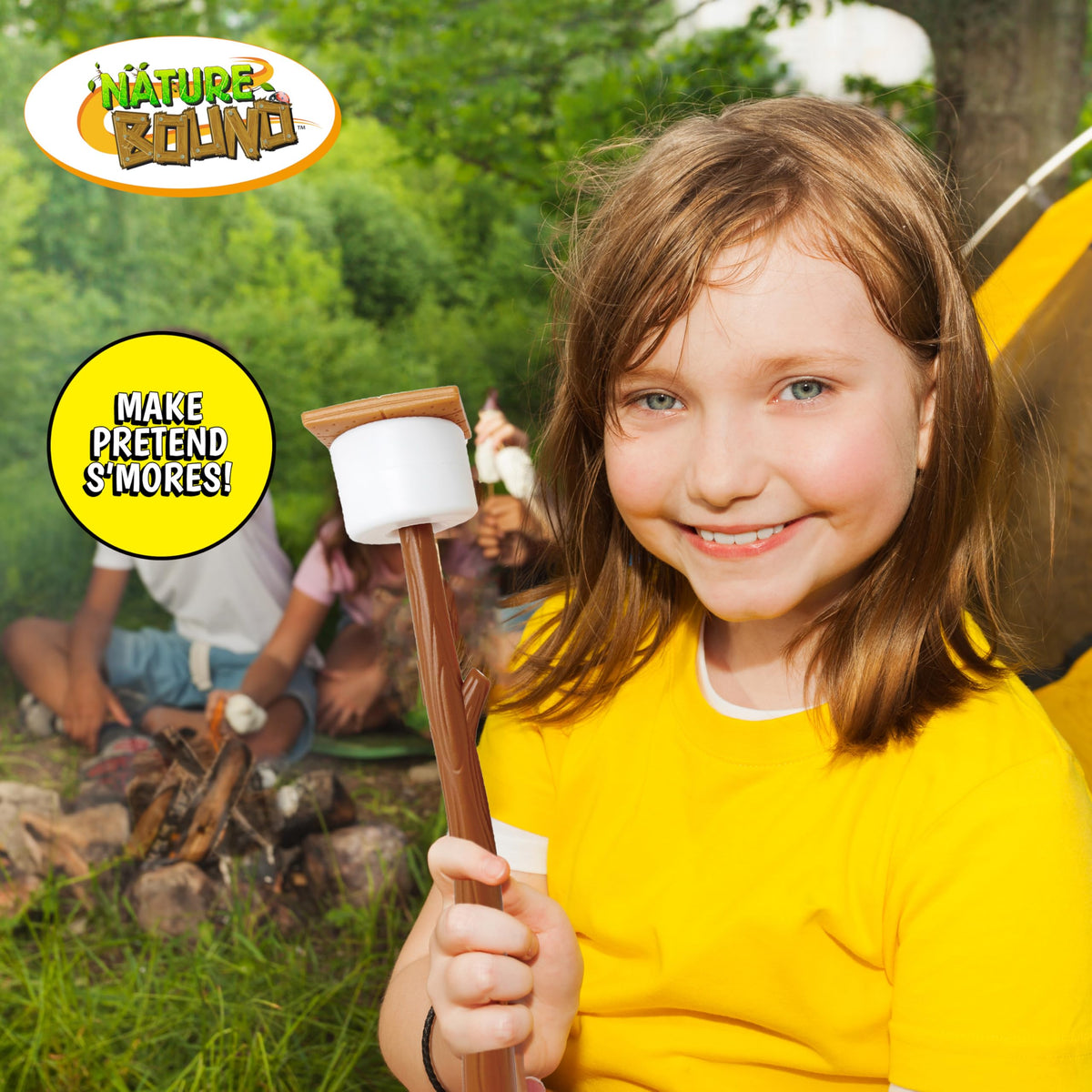Nature Bound camping playset includes practical accessories for pretend camping fun