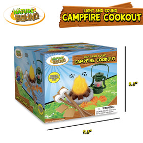 Nature Bound camping playset light-up lantern adds cozy camping ambiance