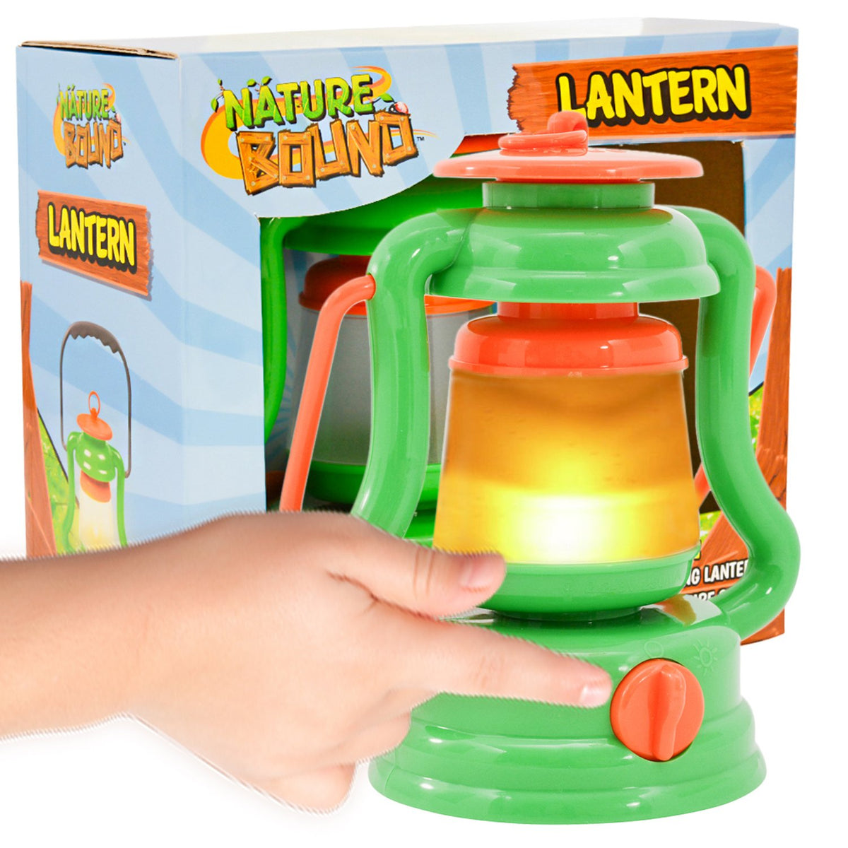 Nature Bound lantern featuring nature sound effects for immersive pretend play