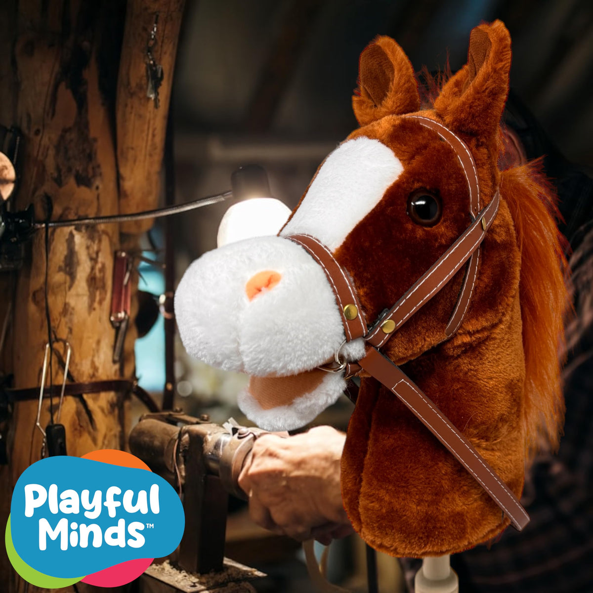 Nature Bound sound chip neigh and clop when the ear is squeezed