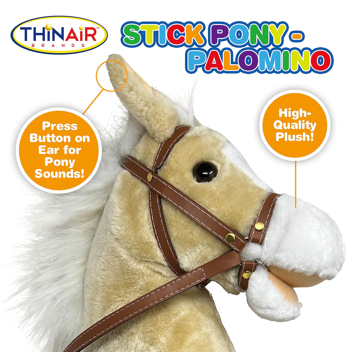 Nature Bound stick and wooden handle, sturdy build for active toddlers on the go.