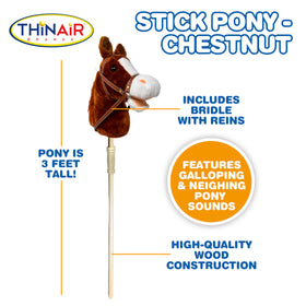 Nature Bound wooden stick 34-inch for sturdy support during active play