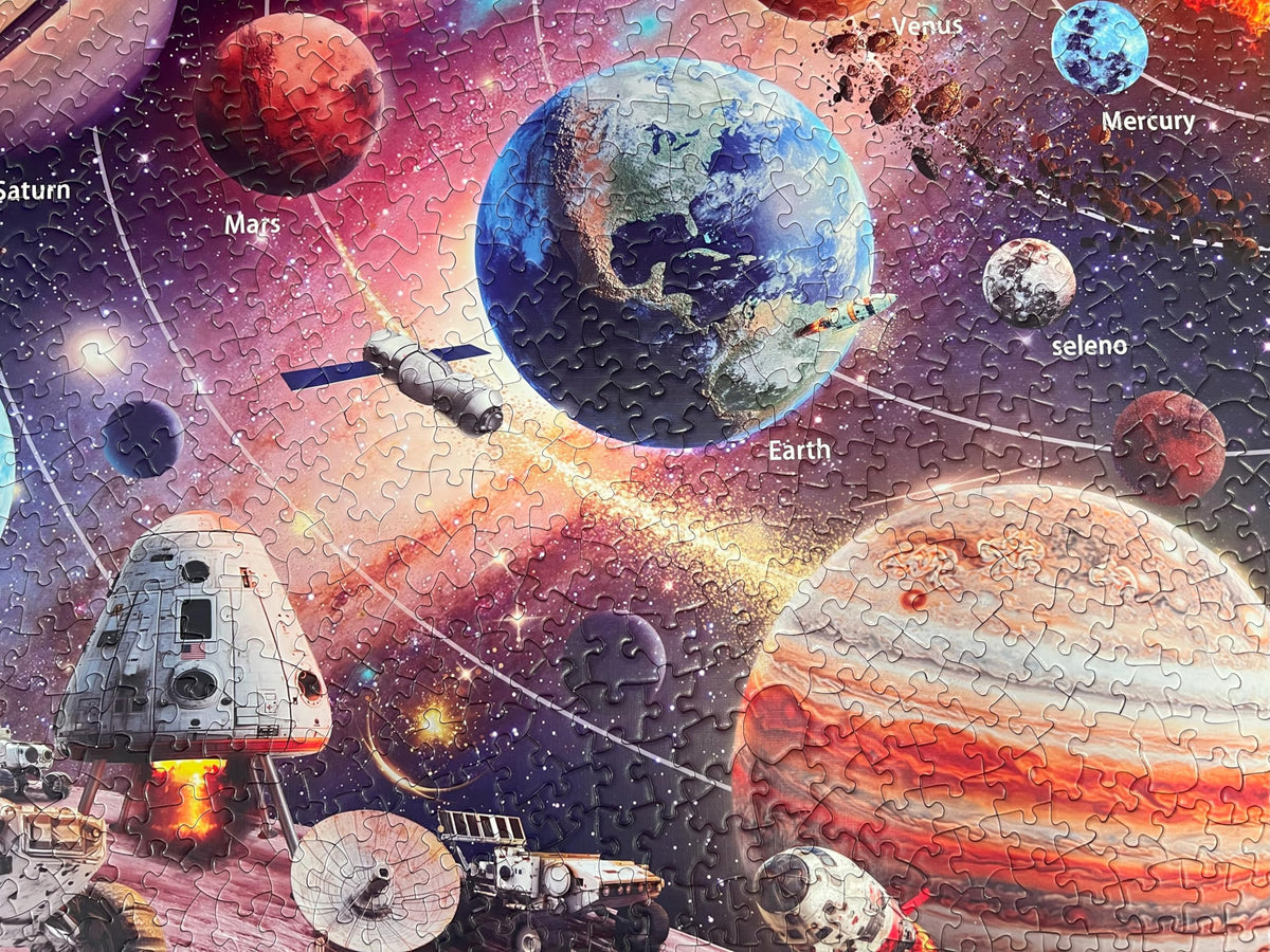 Naturelish 1000-Piece Space Explorer Gift image suggests a thoughtful space-themed present.