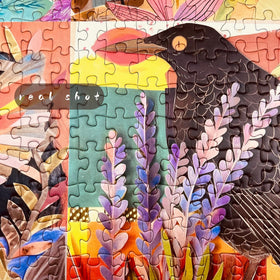 Naturelish puzzle with smooth interlocking pieces for easy handling and durability.