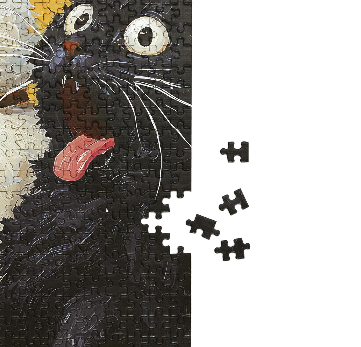 Naturelish finished puzzle size 26.65 x 19.25 inches, ideal for display or table seating.